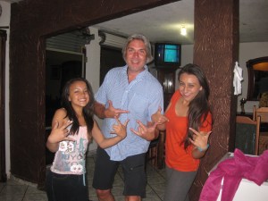 ..and daughters Kelly and Angie!